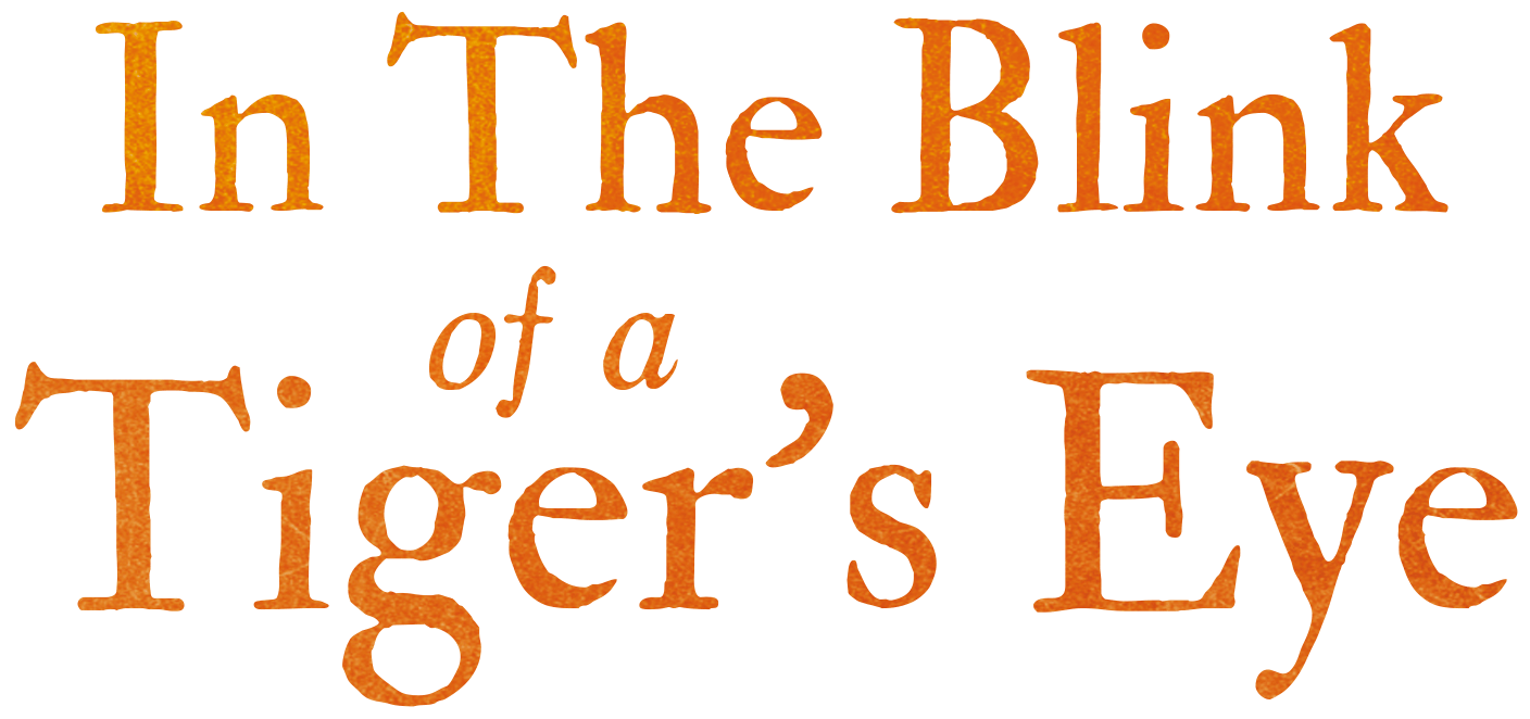In The Blink of a Tiger's Eye title